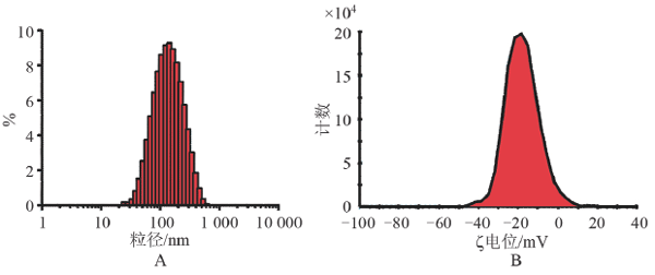 1-脂质体的粒度分布(A)-及ζ-电位分布(B).png 1-脂质体的粒度分布(A)-及ζ-电位分布(B).png